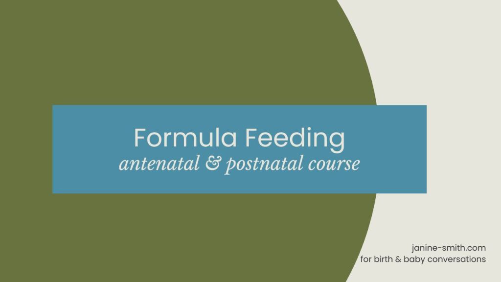 Module 6: Formula&nbsp;Feeding