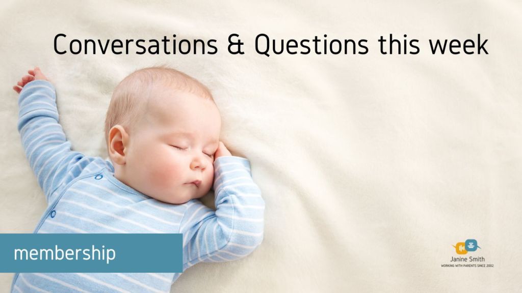 Conversations & Questions this&nbsp;week