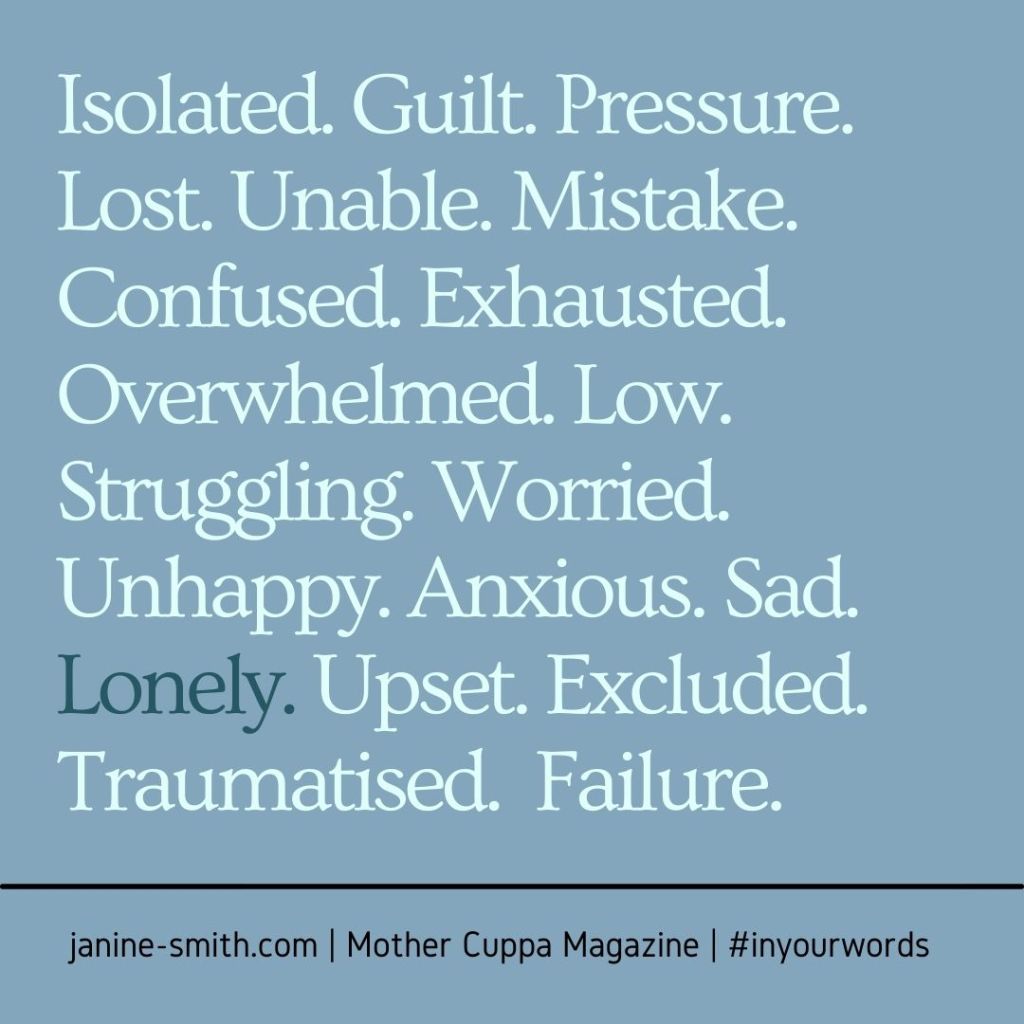 Postnatal Words: Lonely