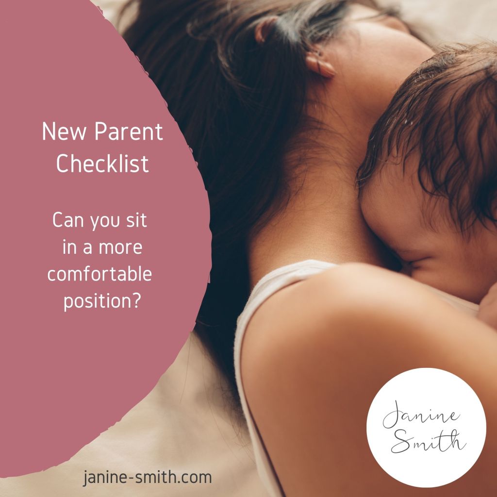 Being comfortable is crucial as a new&nbsp;mum