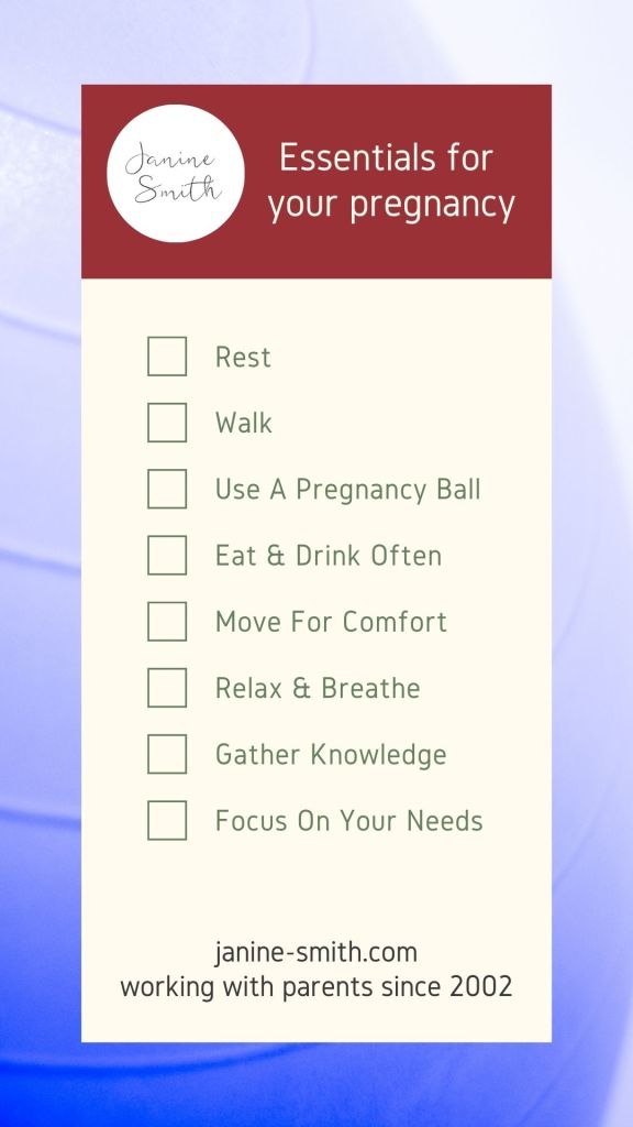 pregnancy checklist